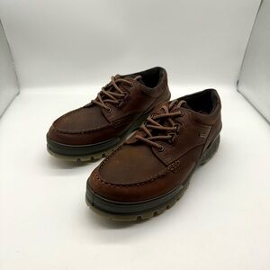 Men's ECCO 'Track II Low' Brown Leather Shoes Size US 8-8.5 EUR 42